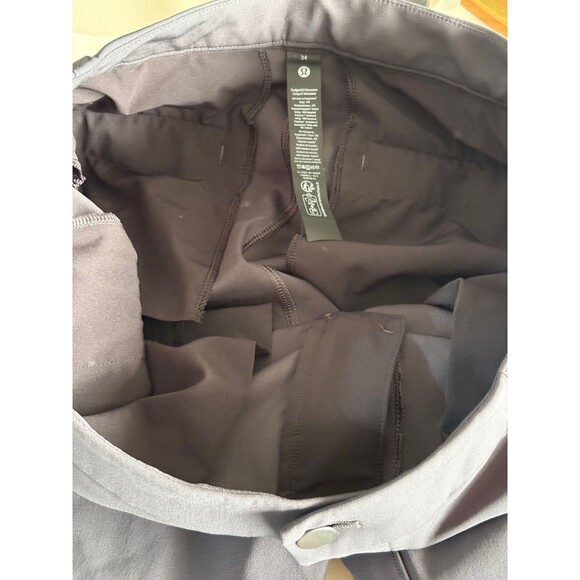 Lululemon Men's Chino Dress Pants Size 34 Charcoal Gray EUC - Picture 9 of 9